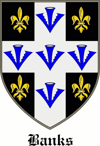 BANKS family crest