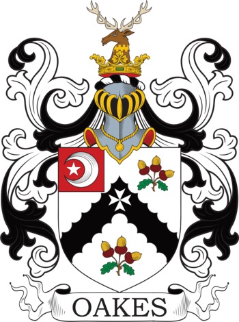 OAKES family crest