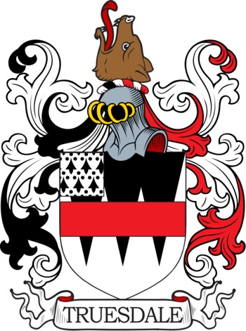 TRUESDALE family crest